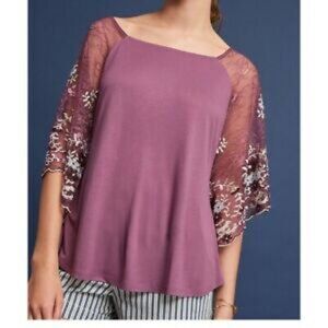 NEW Anthro Akemi + Kin Callista Embroidered Blouse